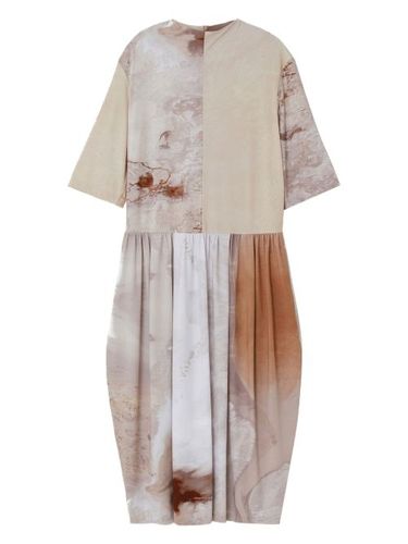 Robe longue à imprimé abstrait - Low Classic - Modalova