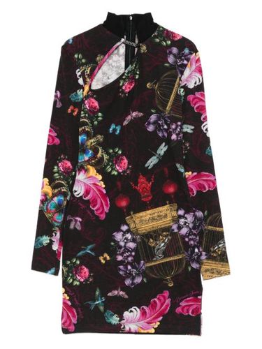 Robe courte à fleurs - Versace Jeans Couture - Modalova