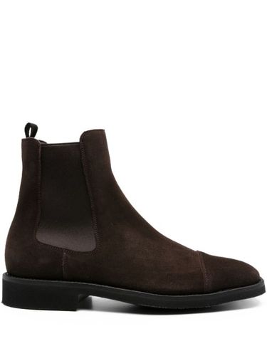 Bottines en daim à empiècements élastiqués - TOM FORD - Modalova