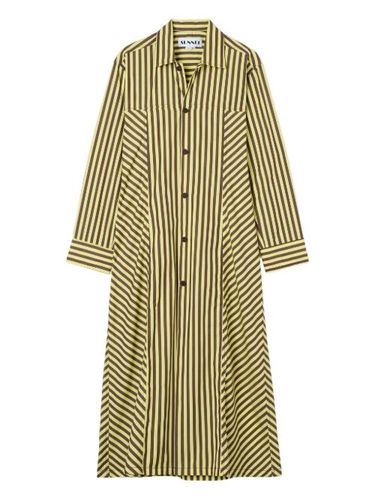 Robe-chemise rayée à coupe longue - Sunnei - Modalova