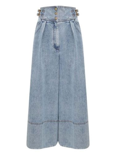 Jupe-culotte en jean à taille haute - ZIMMERMANN - Modalova