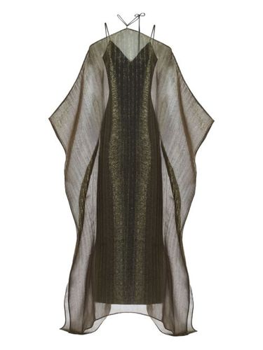 Robe plissée Sza Sza à effet métallisé - Taller Marmo - Modalova
