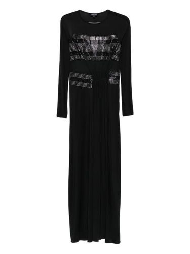 Robe en résille à ornements - Giorgio Armani - Modalova
