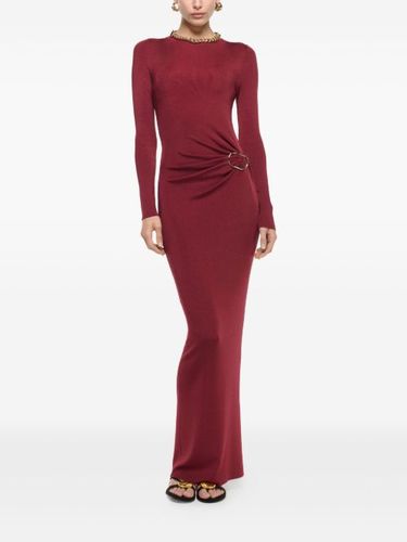 Robe longue froncée à manches longues - Roland Mouret - Modalova