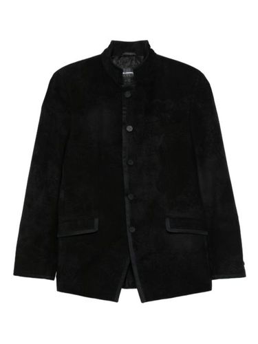 Veste boutonnée à col officier - Karl Lagerfeld - Modalova