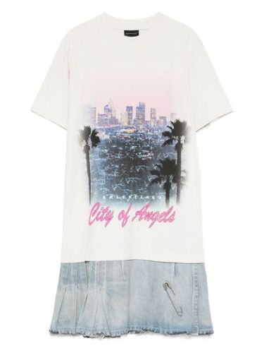 Robe imprimée à design superposé - Balenciaga - Modalova