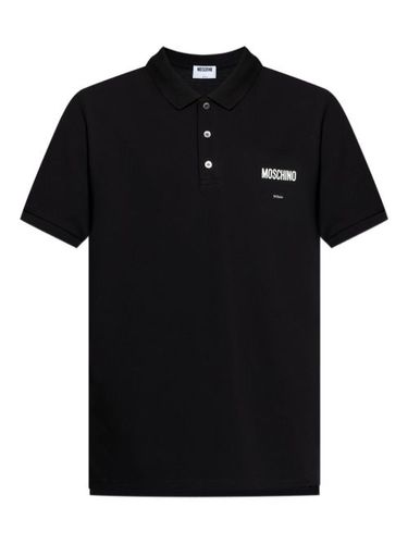 Moschino polo à logo brodé - Noir - Moschino - Modalova
