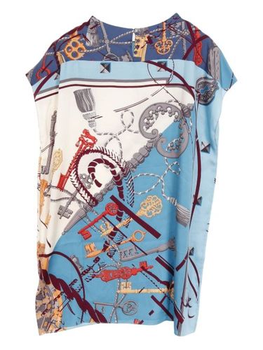 Robe Les Clés en soie (années 2010) - Hermès Pre-Owned - Modalova