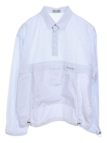 T-shirt rayé à logo brodé (années 2010) - Christian Dior Pre-Owned - Modalova