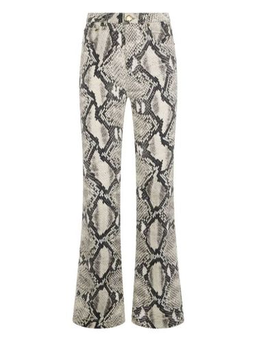 Pantalon à imprimé peau de python - Roberto Cavalli - Modalova