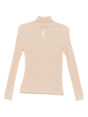 T-shirt côtelé à col roulé - Fabiana Filippi - Modalova