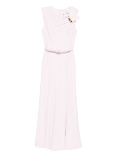 Robe mi-longue à détail de nœud - Roland Mouret - Modalova