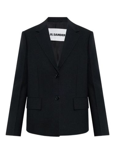 Blazer en laine à revers crantés - Jil Sander - Modalova