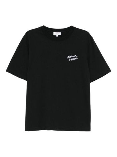 T-shirt à motif manuscrit brodé - Maison Kitsuné - Modalova