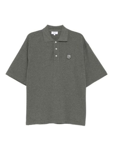 Polo à patch logo - Maison Kitsuné - Modalova