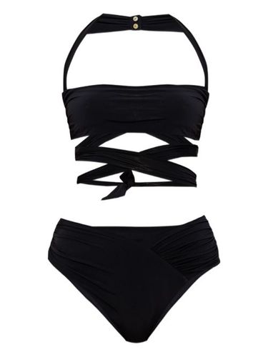 Wrap-effect halter bikini - Balmain - Modalova