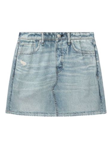 Minijupe en jean à effet usé - rag & bone - Modalova