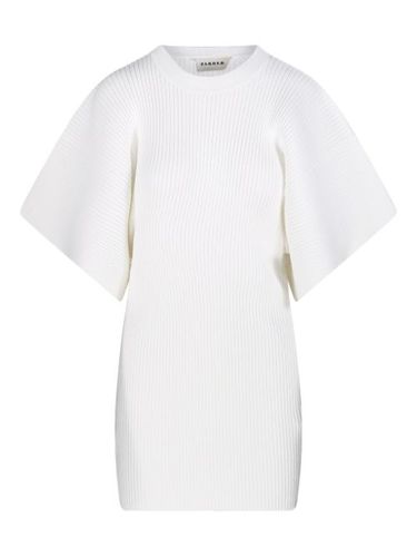 Robe courte nervurée à manches évasées - P.A.R.O.S.H. - Modalova