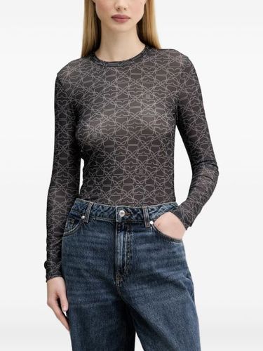 T-shirt à imprimé monogrammé - HUGO - Modalova