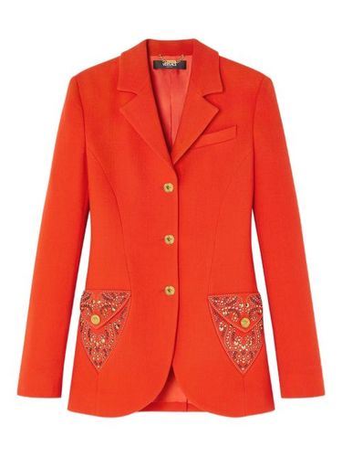 Blazer à ornements en cristal - Versace - Modalova