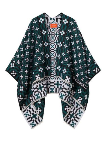 Cape en laine à motif géométrique - La DoubleJ - Modalova