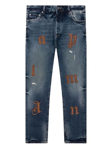 Jean à patch logo - Palm Angels - Modalova