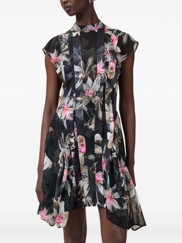 Robe plissée à fleurs - AllSaints - Modalova