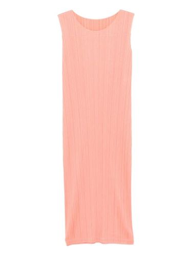 Robe mi-longue à design plissé - Pleats Please Issey Miyake - Modalova