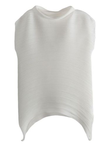 Asymmetrical-hem pleated top - Pleats Please Issey Miyake - Modalova