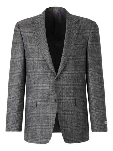 Canali blazer à carreaux - Gris - Canali - Modalova