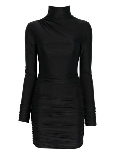 Robe froncée à col montant Oleandra - THE ANDAMANE - Modalova