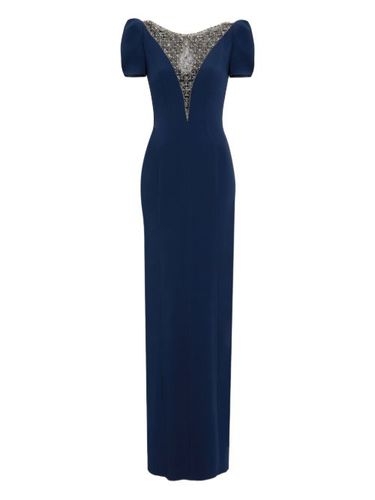 Robe courte à manches bouffantes - Jenny Packham - Modalova