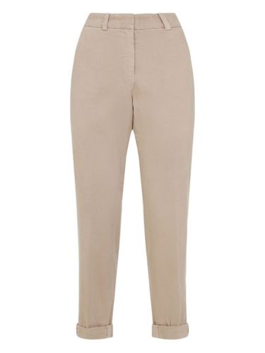 Pantalon en coton à revers - Peserico - Modalova