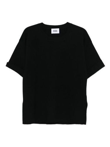 T-shirt en maille fine - ALPHA STUDIO - Modalova