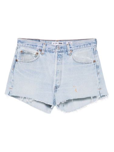Short en jean à bords francs - RE/DONE - Modalova