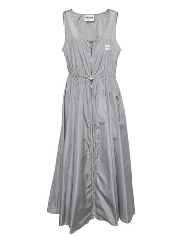 Robe courte zippée à design sans manches - Miu Miu Pre-Owned - Modalova