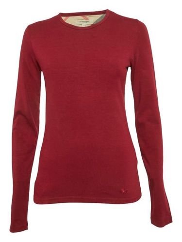 T-shirt en coton à manches longues - Burberry Pre-Owned - Modalova