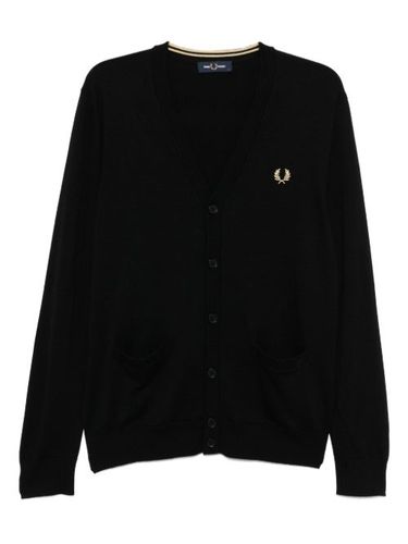 Cardigan à logo brodé - Fred Perry - Modalova