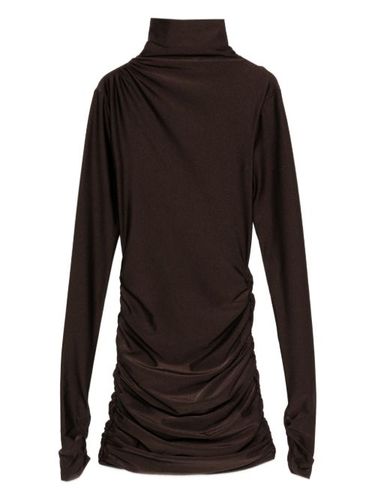 Robe froncée à col roulé - THE ANDAMANE - Modalova