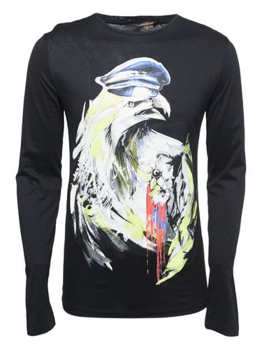 T-shirt imprimé à manches longues - Roberto Cavalli Vintage - Modalova