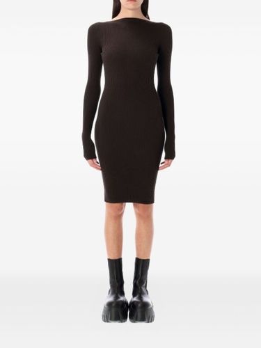 Robe courte nervurée à dos ouvert - Rick Owens - Modalova