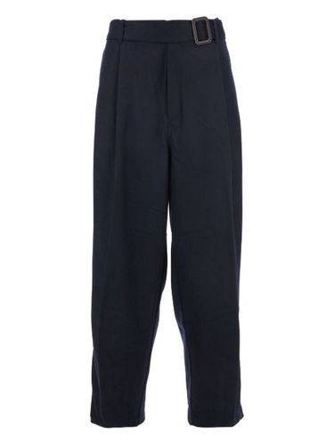Pantalon plissé ceinturé - Emporio Armani - Modalova