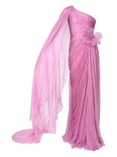 Robe longue à design à une épaule - Iris Serban - Modalova