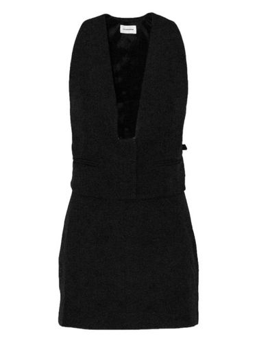 Robe courte à col plongeant - THE ANDAMANE - Modalova