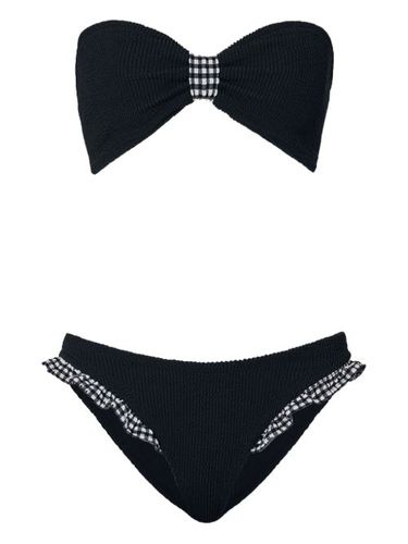Bikini volanté à carreaux vichy - Hunza G - Modalova