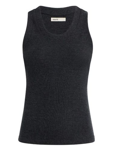 KHAITE Isha sleeveless top - Gris - KHAITE - Modalova
