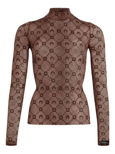 Patterned long-sleeve top - Marine Serre - Modalova