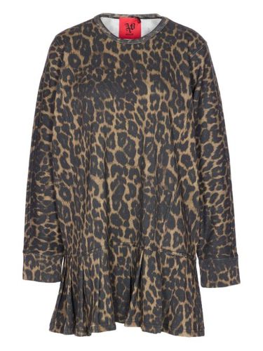 Robe courte à imprimé léopard - Aniye By - Modalova