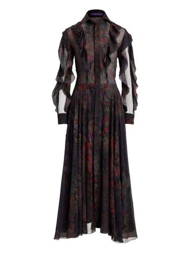 Robe mi-longue Eve à fleurs - Ralph Lauren Collection - Modalova