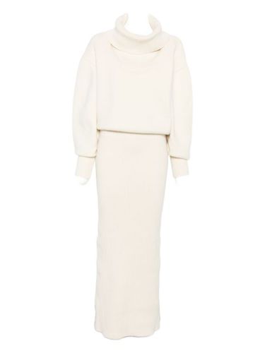 Robe mi-longue nervurée à col roulé - Jacquemus - Modalova